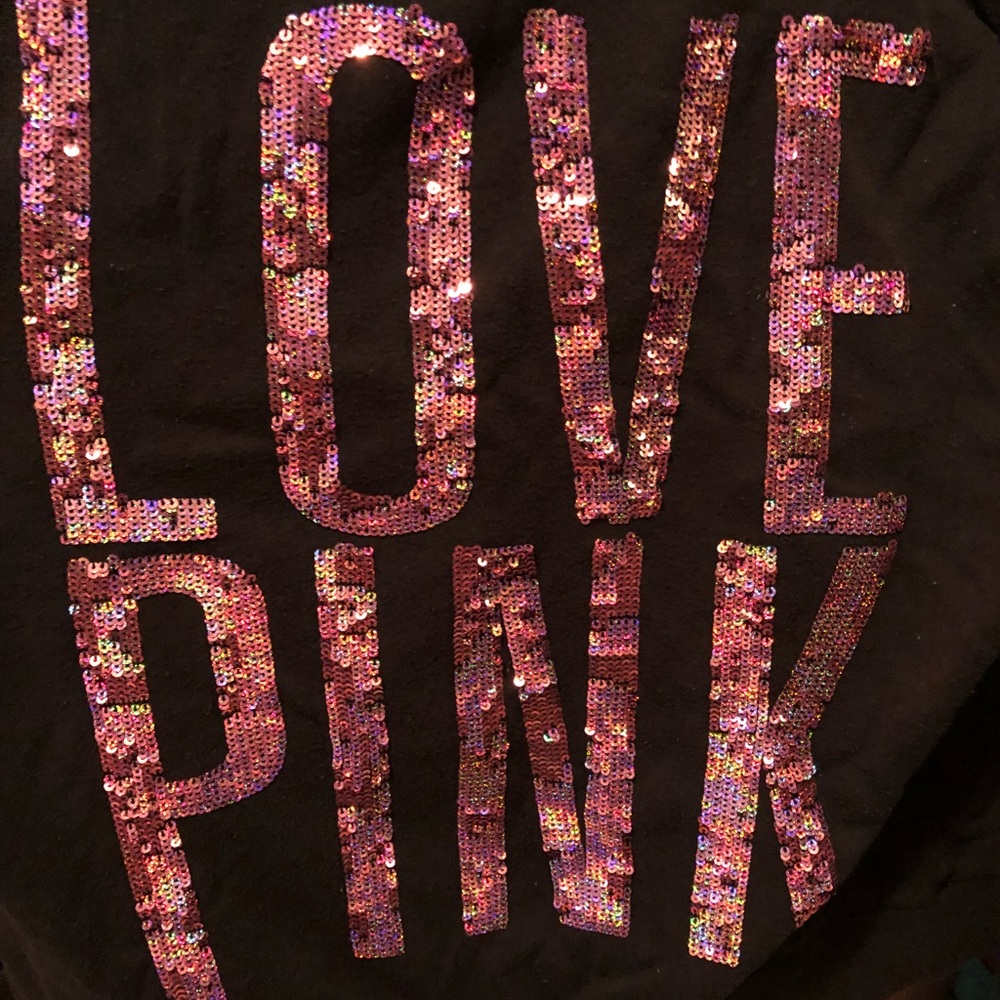 Pink Victoria’s Secret zipper up hoodie
